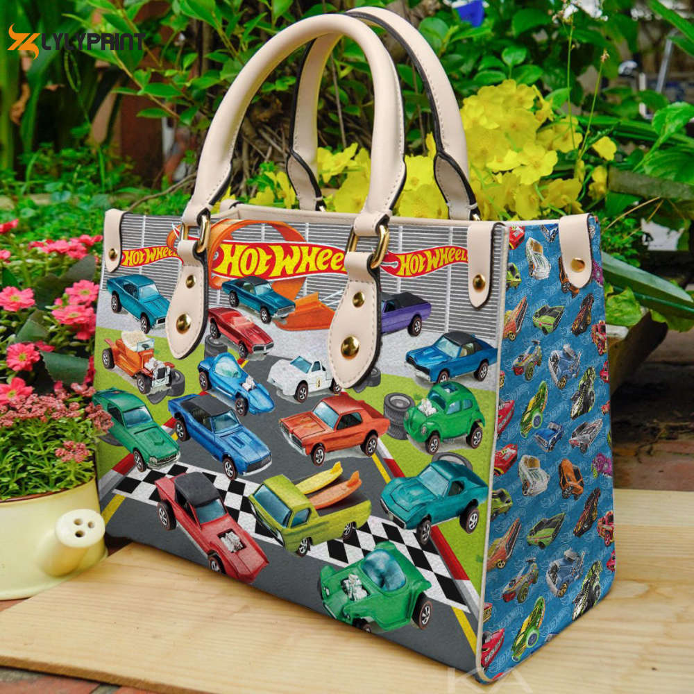 Hot wheels leather handbag gift for women 713 Women Leather Hand Bag