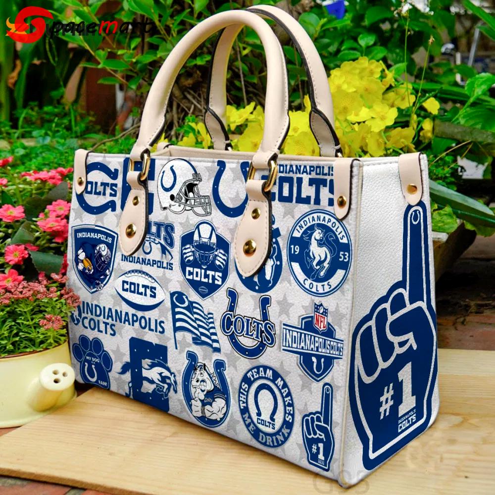 Indianapolis colts leather bag for women gift 1969 Women Leather Hand Bag