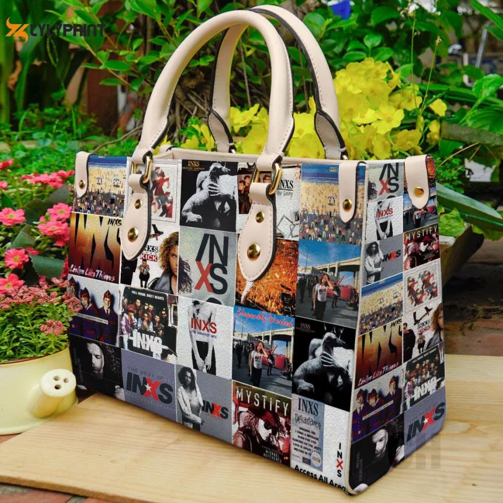 Inxs band leather bag for women gift 1486 Women Leather Hand Bag