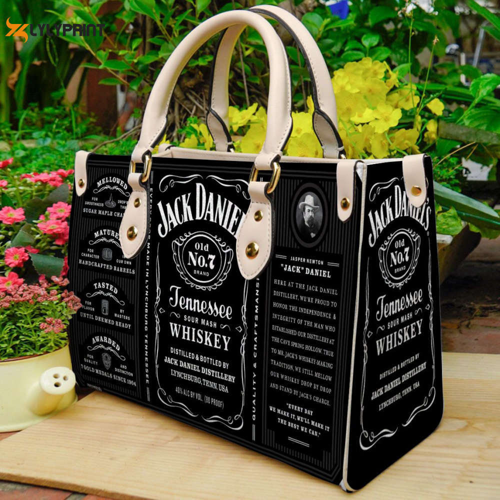 Jack daniel leather handbag for women gift 2527 Women Leather Hand Bag