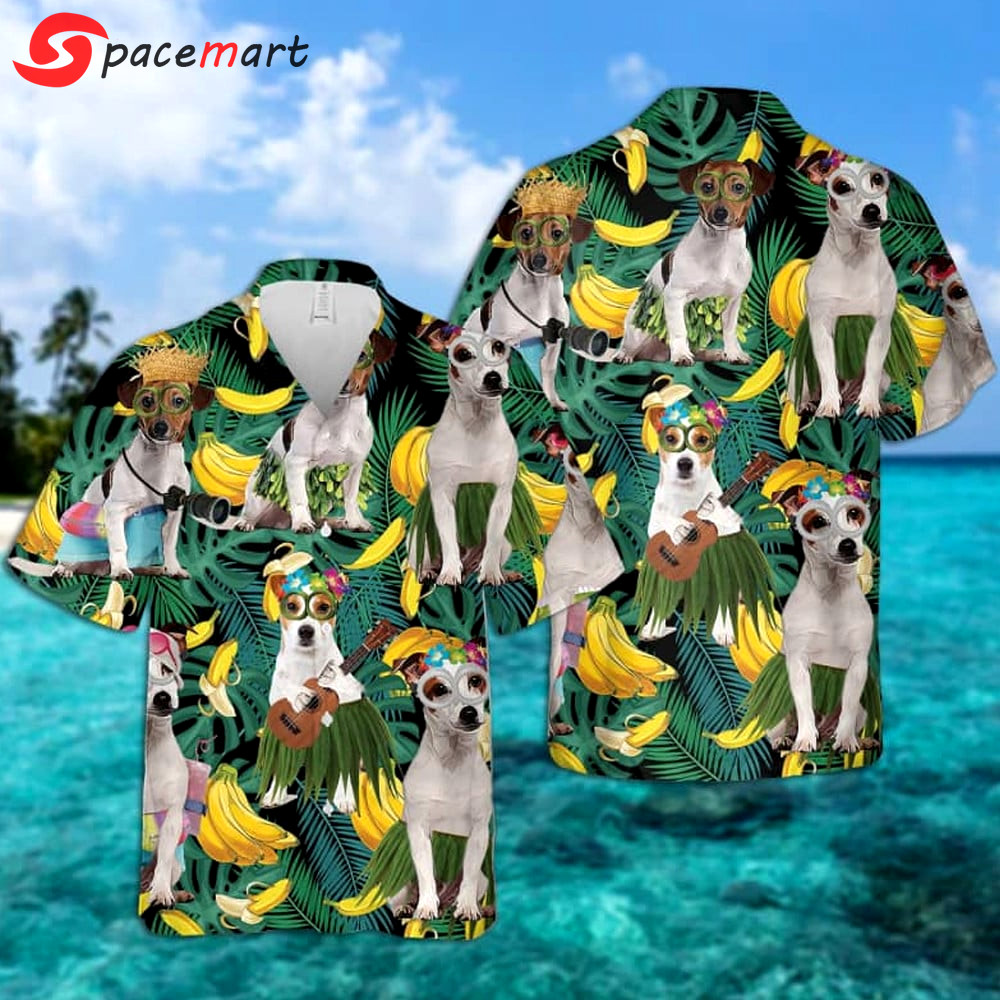 Jack russell terrier hawaiian shirt Hawaii Shirt Shorts & Flip Flops