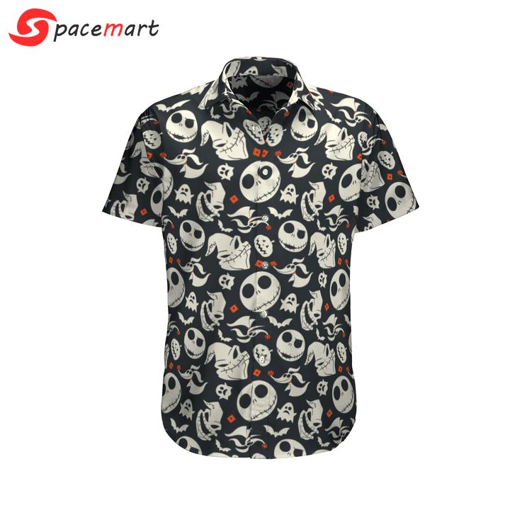 Jack skellington hawaiian shirt nightmare before christmas hawaiian shirt for women men Hawaii Shirt Shorts & Flip Flops