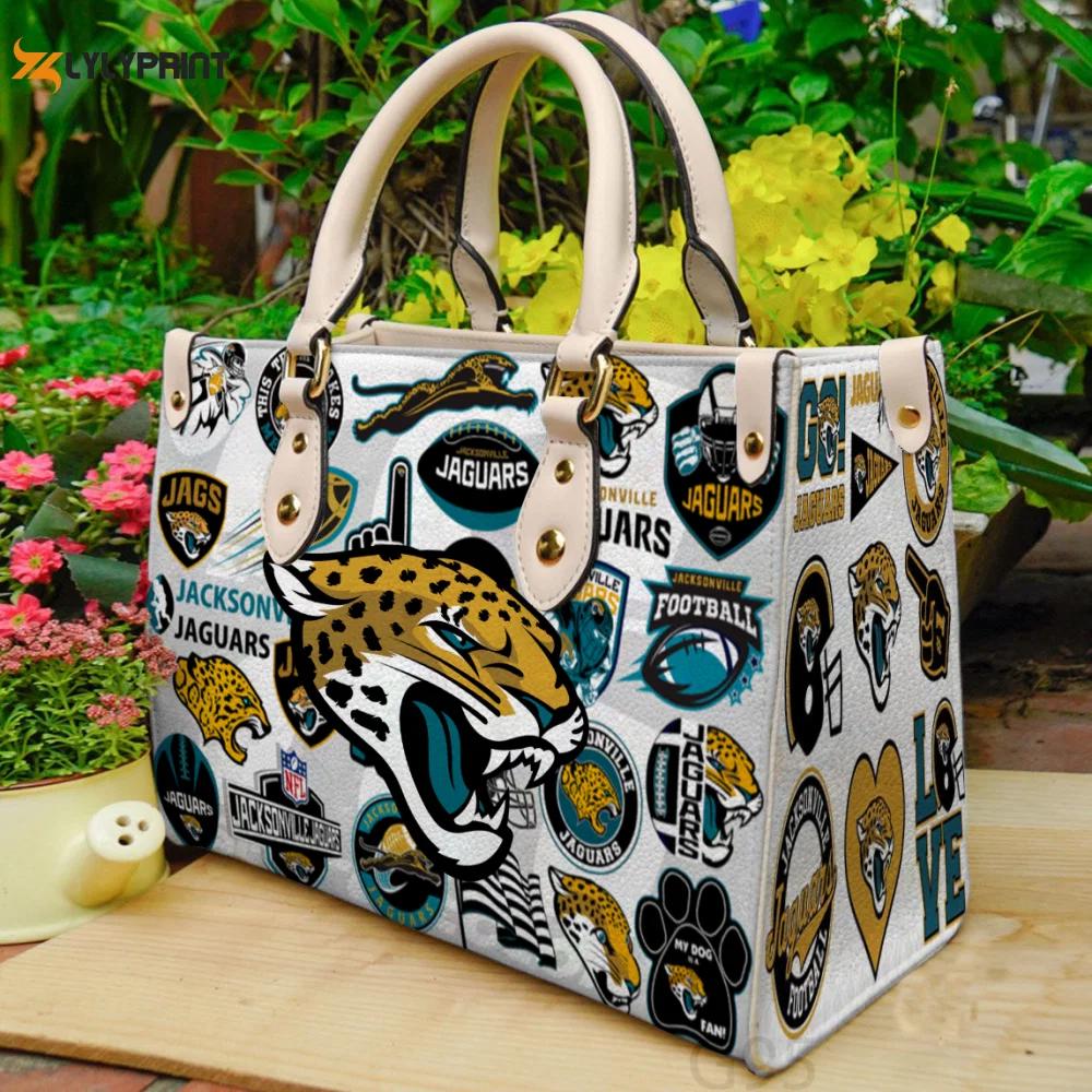 Jacksonville jaguars hand leather bag for women gift 1456 Women Leather Hand Bag