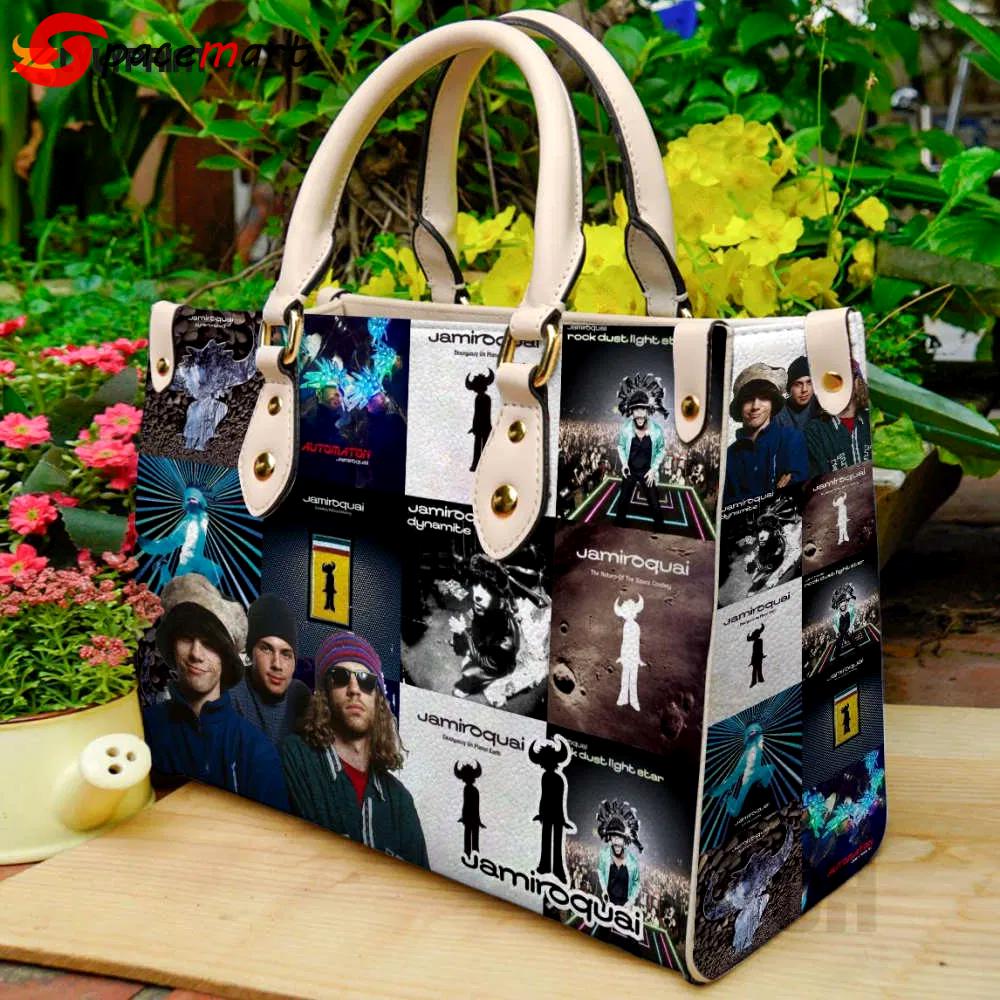 Jamiroquai leather handbag gift for women 418 Women Leather Hand Bag