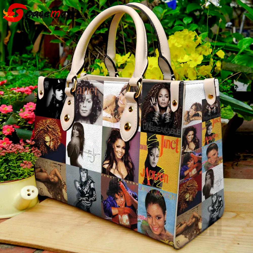Janet jackson leather handbag gift for women 4525 Women Leather Hand Bag
