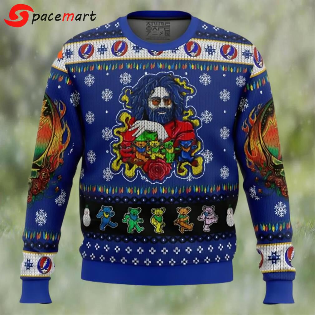 Jerry garcia grateful dead ugly christmas sweater Christmas Ugly Sweater