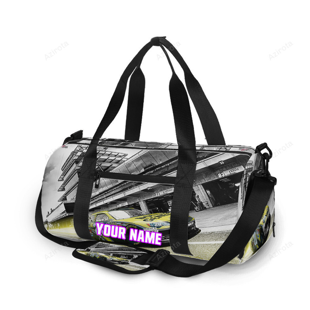 Joe gibbs racing car2 personalized name travel bag gym bag 1723 Travel Bag