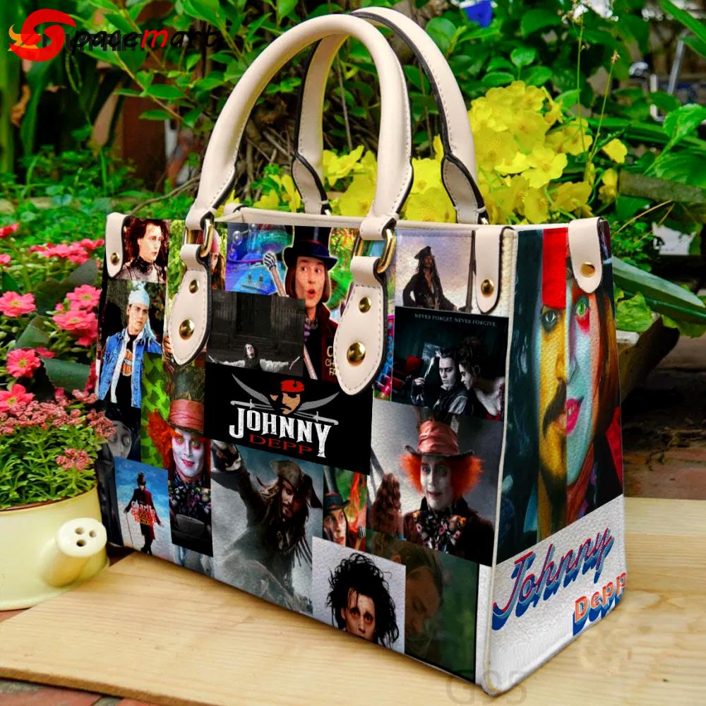 Johnny depp 1 leather bag for women gift 884 Women Leather Hand Bag