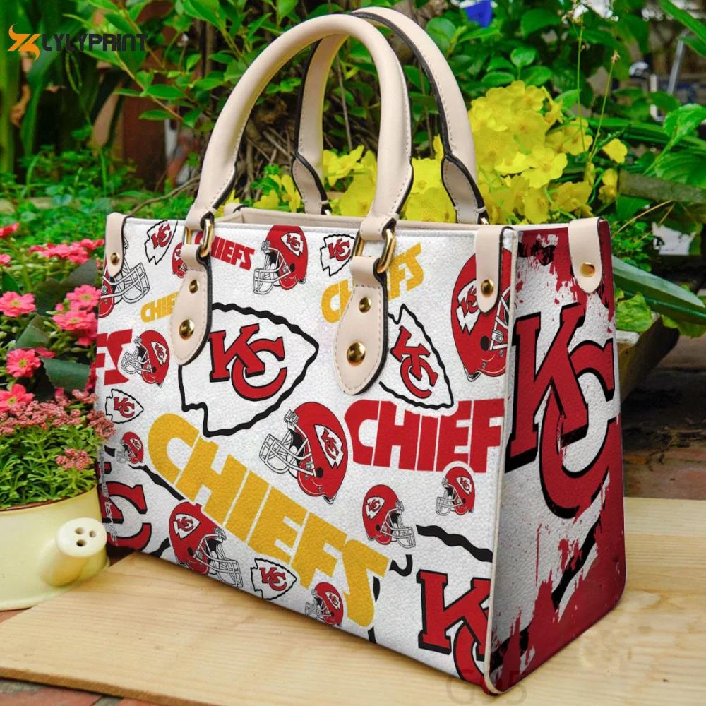 Kansas city chiefs a1 leather bag g95 1691 Women Leather Hand Bag