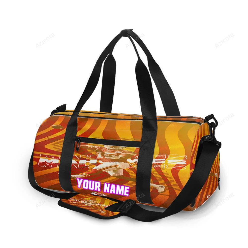 Kansas city chiefs patrick mahomes 15 v3 personalized name travel bag gym bag 1996 Travel Bag