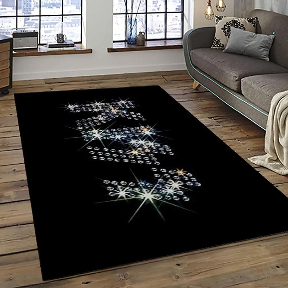 Kiss rock band music retangle carpet area rug home decor best gift for fan and friends as46 Rectangle Rug
