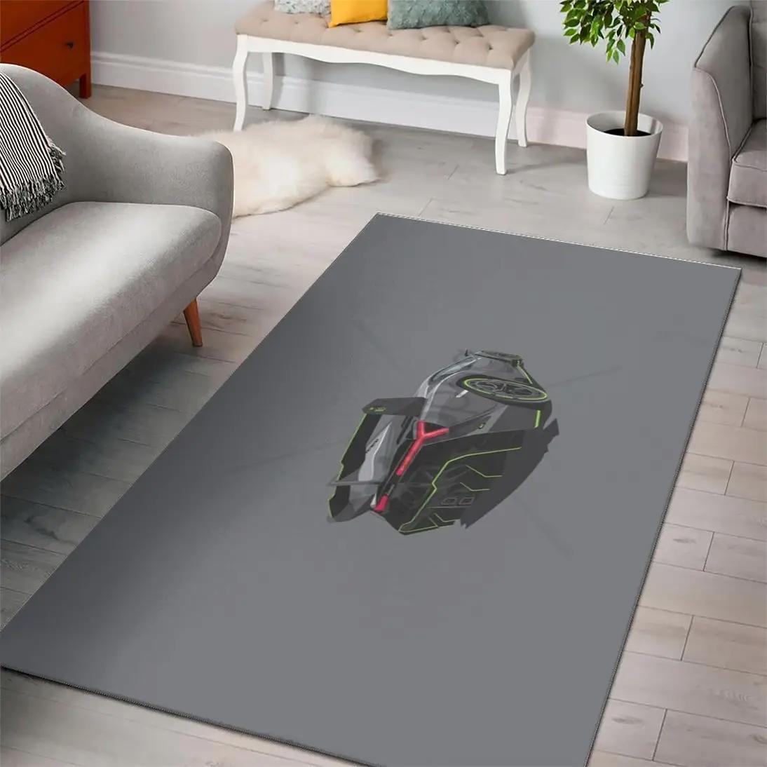 Lamborghini veneno cartoon super cars fn200237 area rug rug regtangle carpet floor decor home decor Rectangle Rug