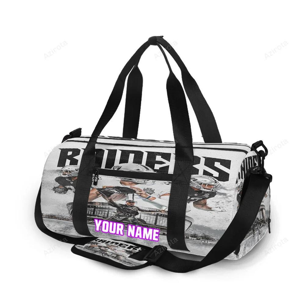 Las vegas raiders players art3 personalized name travel bag gym bag 1254 Travel Bag