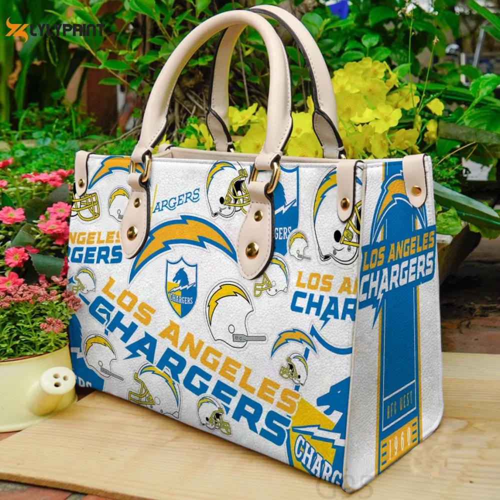 Los angeles chargers a1 leather bag g95 1326 Women Leather Hand Bag