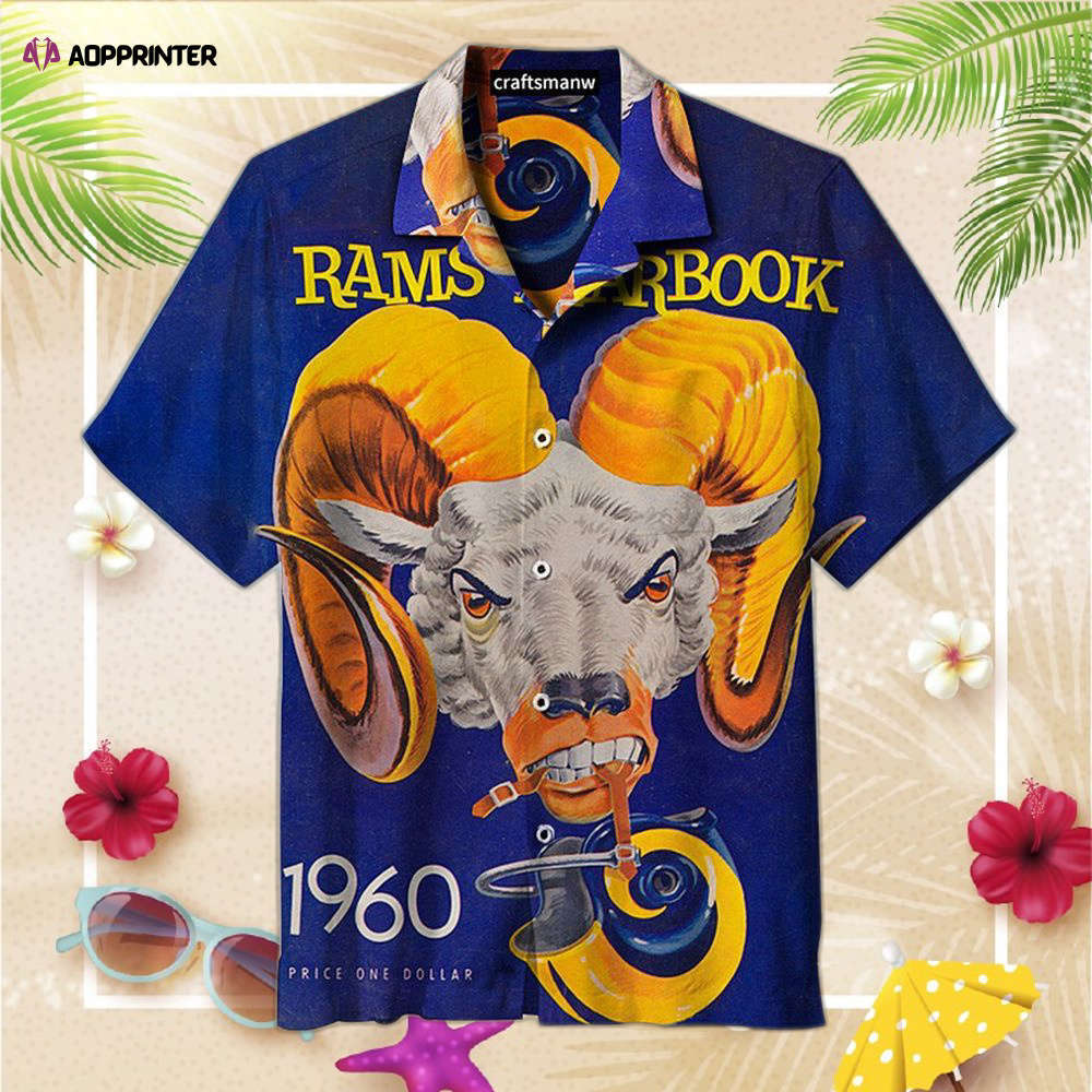 Los angeles rams classic print hawaiian shirt for men and women Hawaii Shirt
