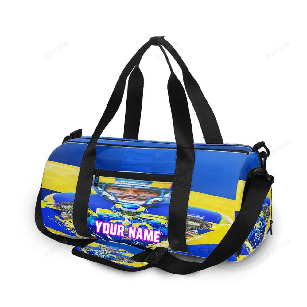 Los angeles rams jalen ramsey1 personalized name travel bag gym bag 1180 Travel Bag