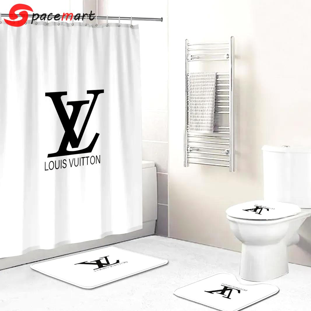 Louis vuitton bathroom set bath mat home decor hypebeast luxury fashion brand Bathroom Set