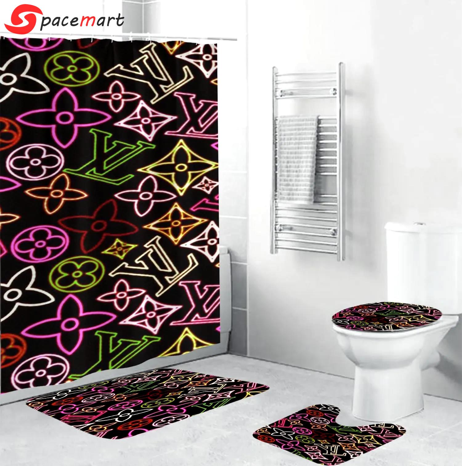 Louis vuitton bathroom sets bath mat home decor hypebeast luxury fashion brand Bathroom Set