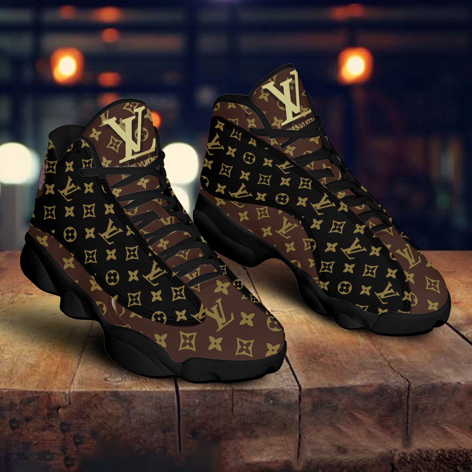 Louis vuitton brown monograms best louis vuitton l-jd13 v2 Air Jordan 13 Sneakers For Fans Full Size Gifts For Men Women Shoes