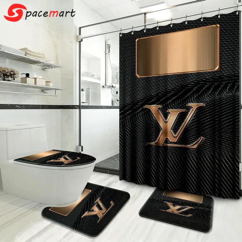 Louis vuitton hypebeast bath mat home decor luxury fashion brand bathroom sets Bathroom Set