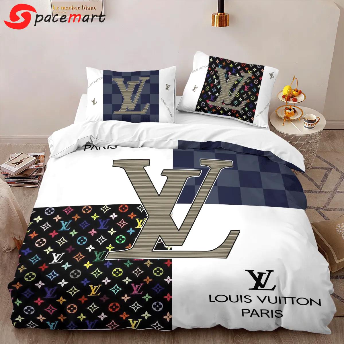Louis vuitton luxury brand high-end bedding set lv home decorations Bedding Sets