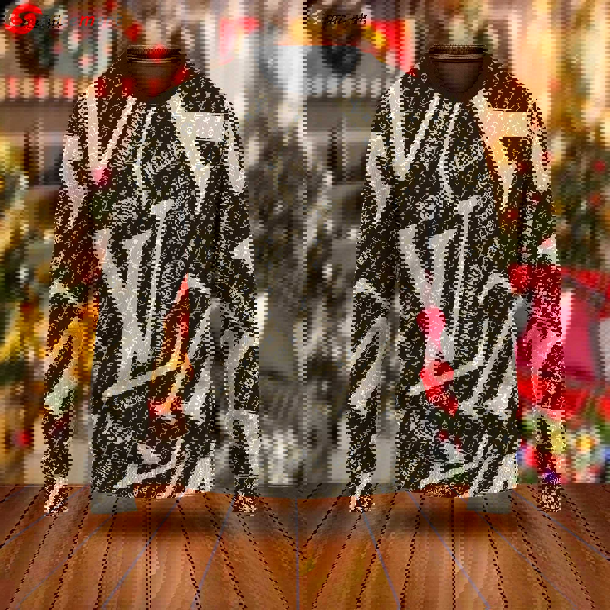Louis vuitton luxury ugly christmas sweater  hot 2024 style 141 Christmas Ugly Sweater