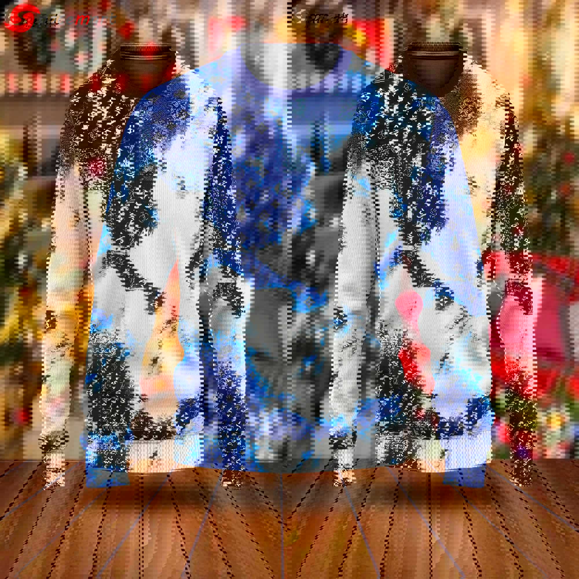 Louis vuitton luxury ugly christmas sweaterhot 2025 style 441 Christmas Ugly Sweater