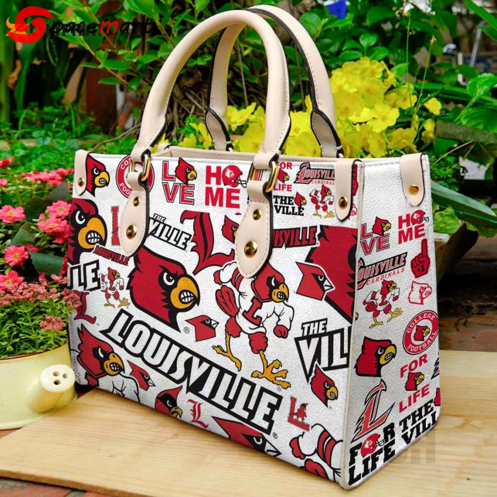 Louisville cardinals 1 leather handbag 1 3369 Women Leather Hand Bag