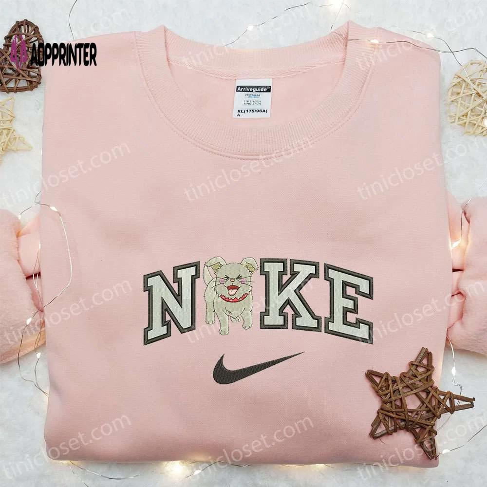 Maru dog x nike anime embroidered shirt: kimi ni todoke inspired design Embroidered Shirt