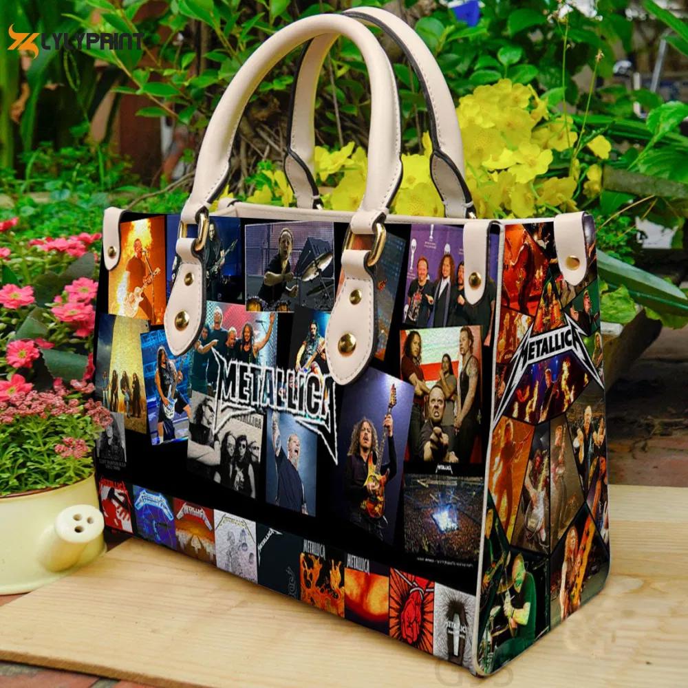 Metallica leather handbag gift for women s day – stylish g95 for a trendy and luxurious look! 3461 Women Leather Hand Bag