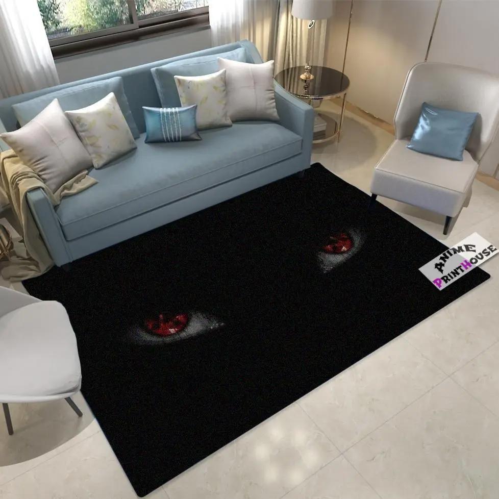Naruto sharingan eyes area rugs anime living room carpet home rug regtangle carpet floor decor home decor Rectangle Rug