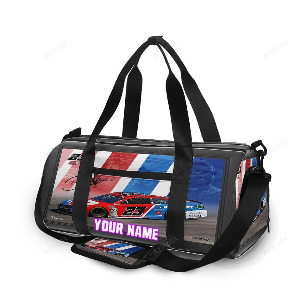 Nascar 23xi racing cars5 personalized name travel bag gym bag 1601 Travel Bag