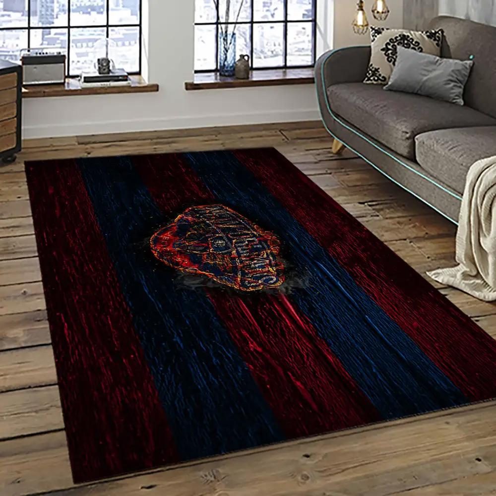 Nba new orleans pelicans basketball team logo sport carpet rectangle area rug for living room nop27 Rectangle Rug