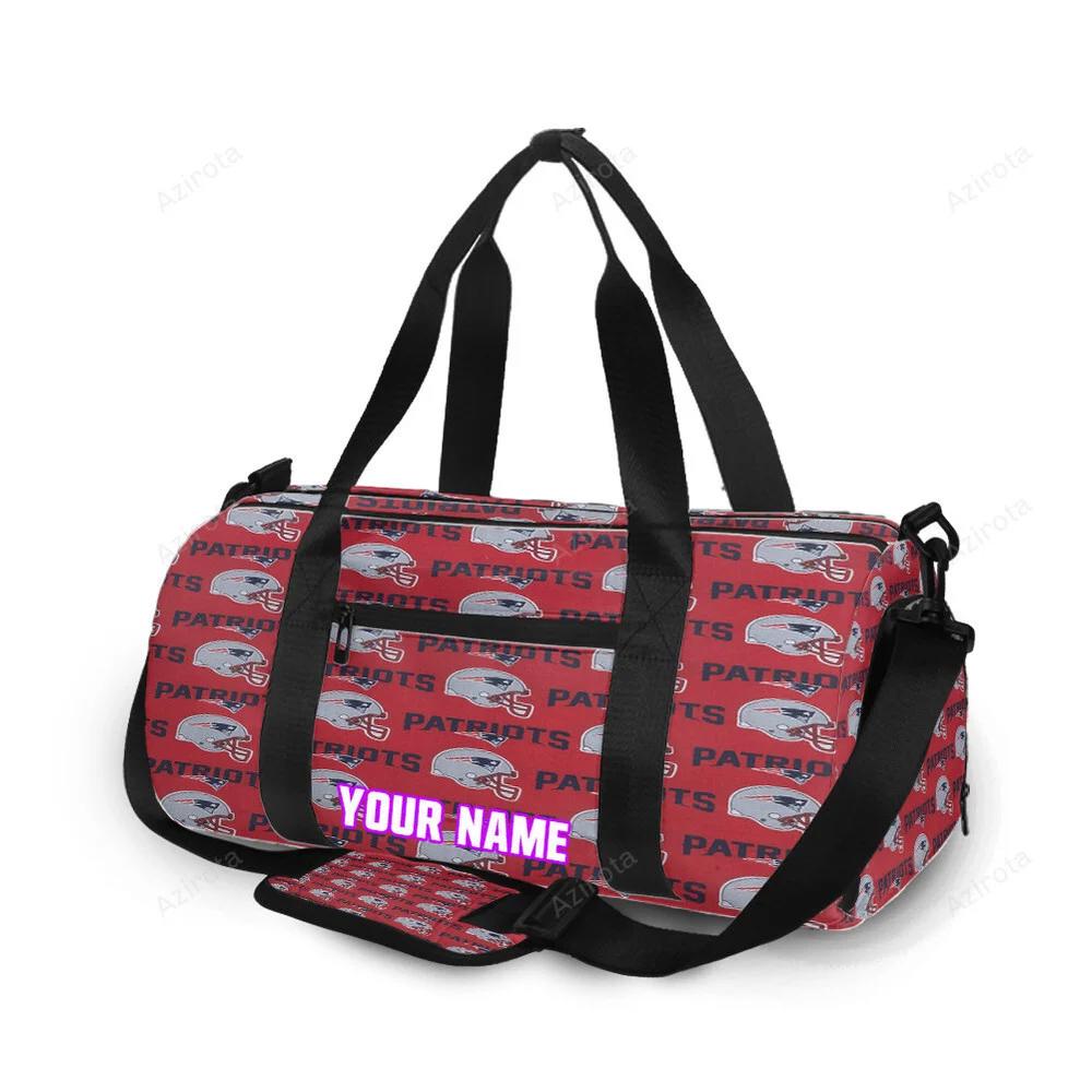 New england patriots8 personalized name travel bag gym bag 1773 Travel Bag