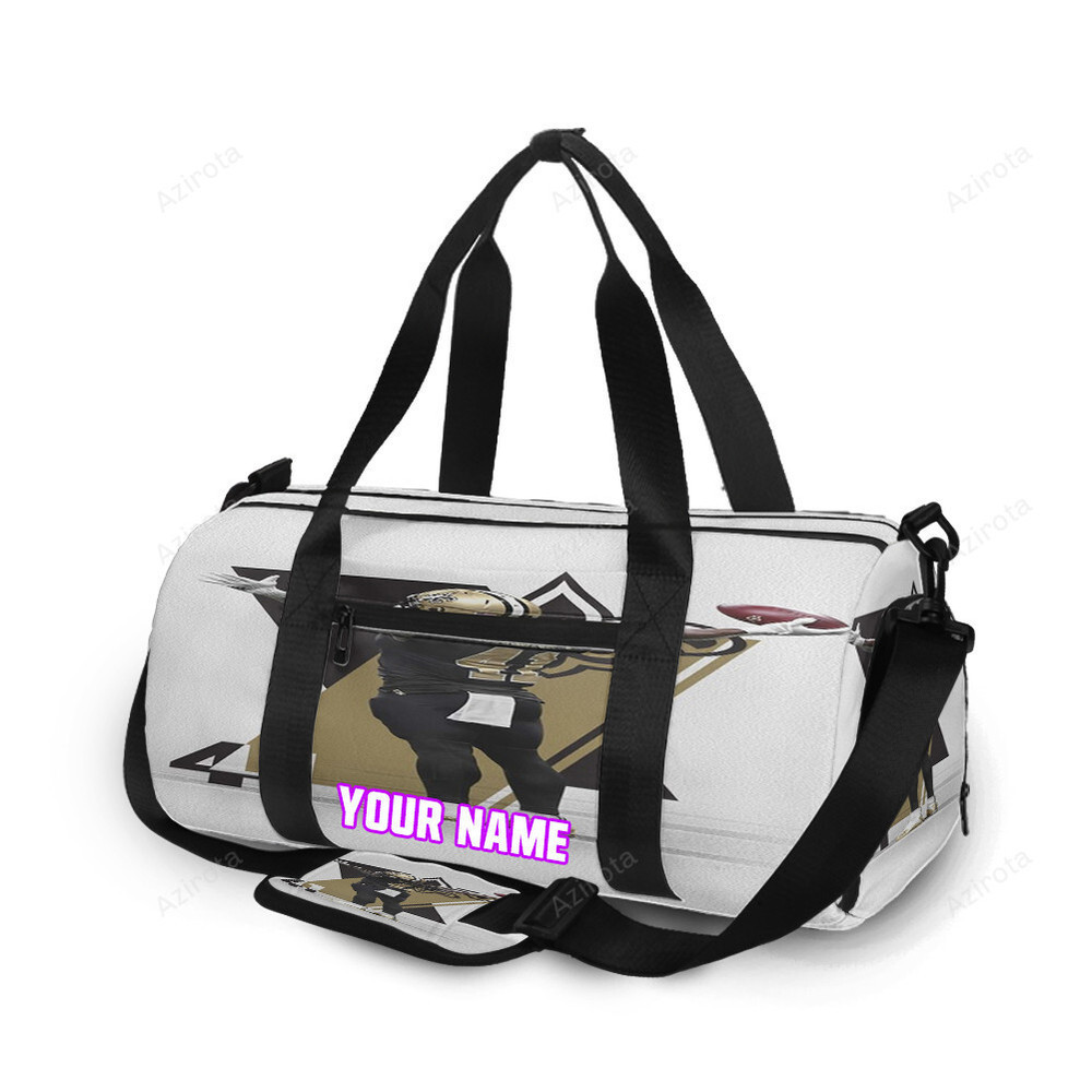 New orleans saints alvin kamara6 personalized name travel bag gym bag 775 Travel Bag