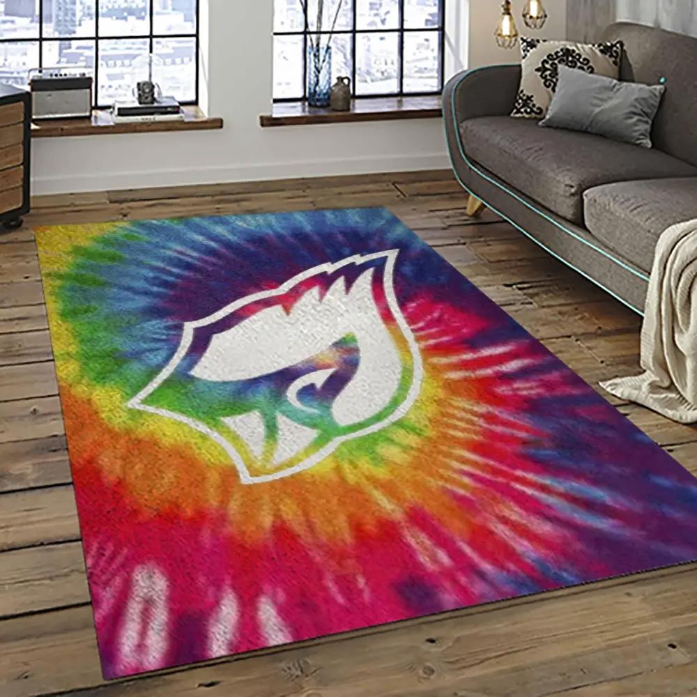 Nfl arizona cardinals football team logo sport carpet rectangle area rug for living room ac42 Rectangle Rug