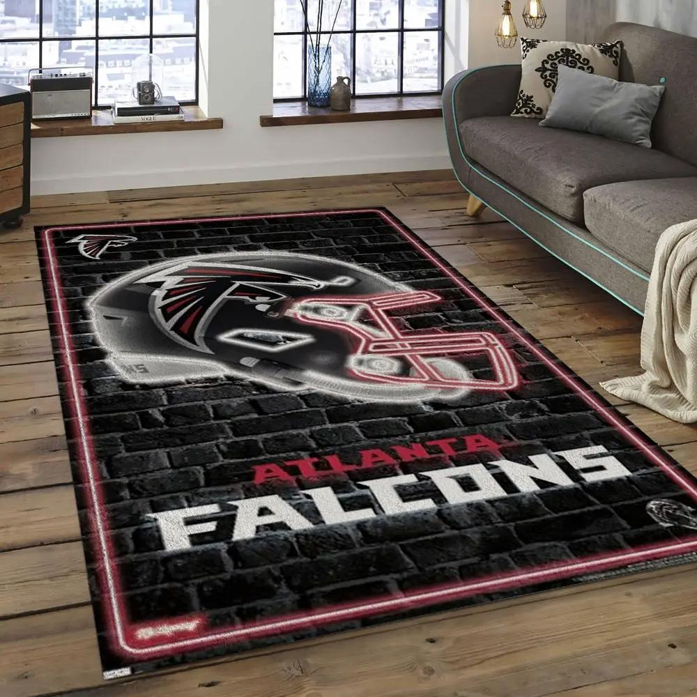 Nfl atlanta falcons football team logo rectangle area rug af16 Rectangle Rug