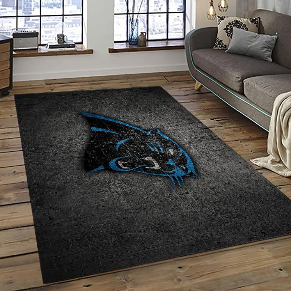 Nfl carolina panthers football team logo sport carpet area rug home decor best gift for friends cp49 Rectangle Rug