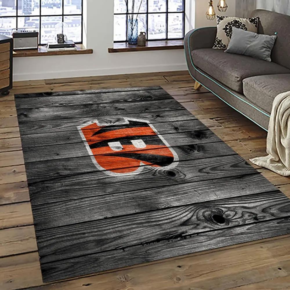 Nfl cincinnati bengals football team logo sport carpet area rug who dey nation gift for friends cnns7 Rectangle Rug