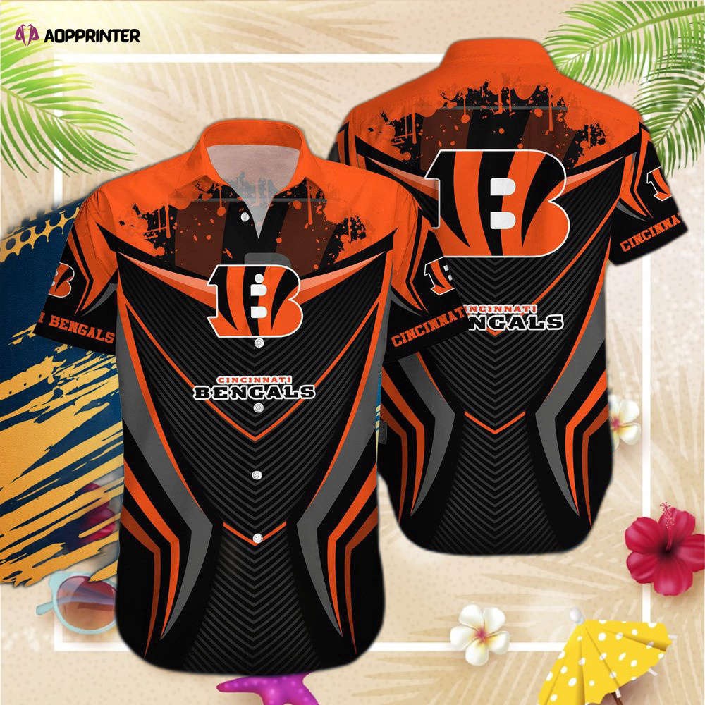 Nfl cincinnati bengals hawaiian shirt and short this summer Hawaii Shirt