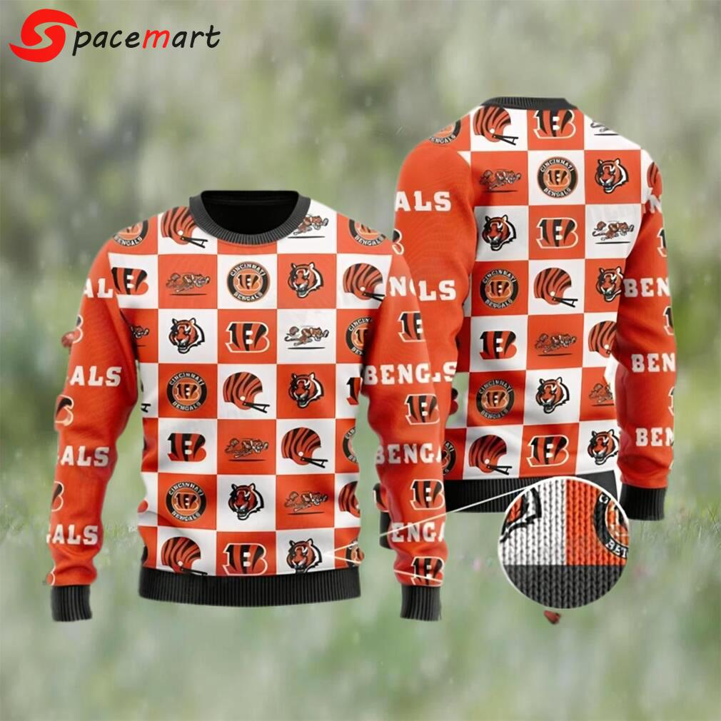 Nfl cincinnati football ugly christmas sweater bengals gifts Christmas Ugly Sweater