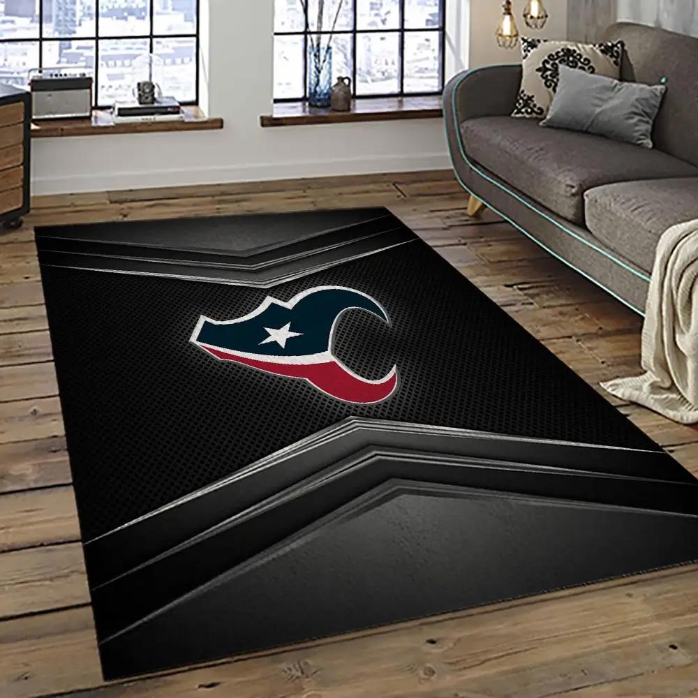 Nfl houston texans football team logo sport carpet area rug home decor best gift for friends ht46 Rectangle Rug