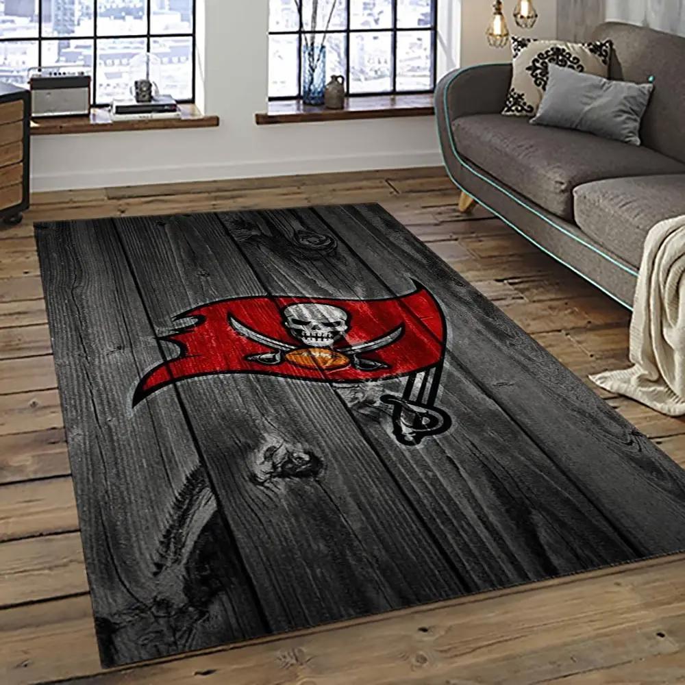 Nfl tampa bay buccaneers football team logo sport carpet area rug home decor best gift for friends tpbb70 Rectangle Rug