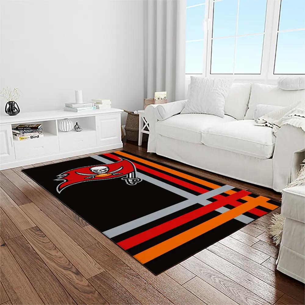 Nfl tampa bay buccaneers team logo rectangle area rug tbb13 Rectangle Rug