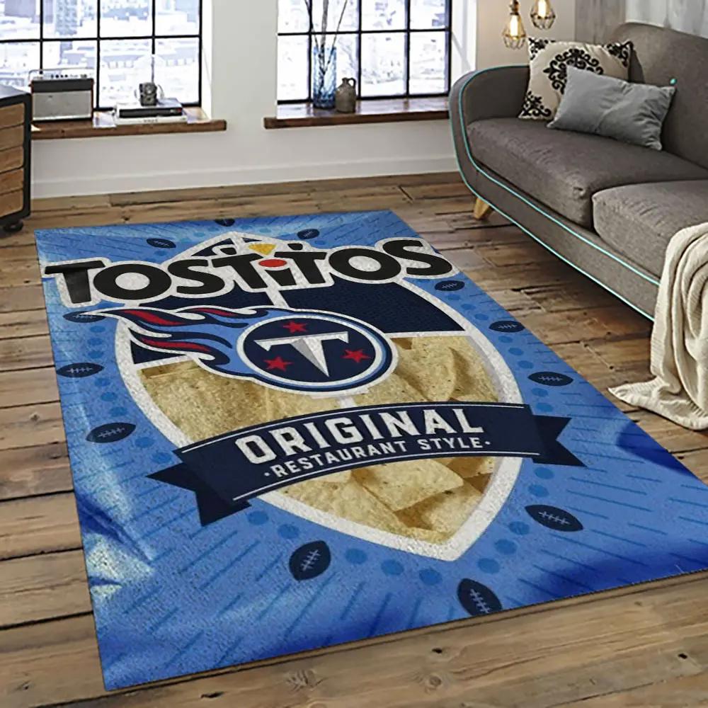 Nfl tennessee titans football team logo sport carpet area rug home decor best gift for friends tt37 Rectangle Rug