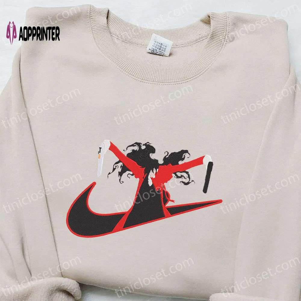 Nike x alucard anime sweatshirt: hellsing embroidered hoodie perfect family birthday gift Embroidered Shirt