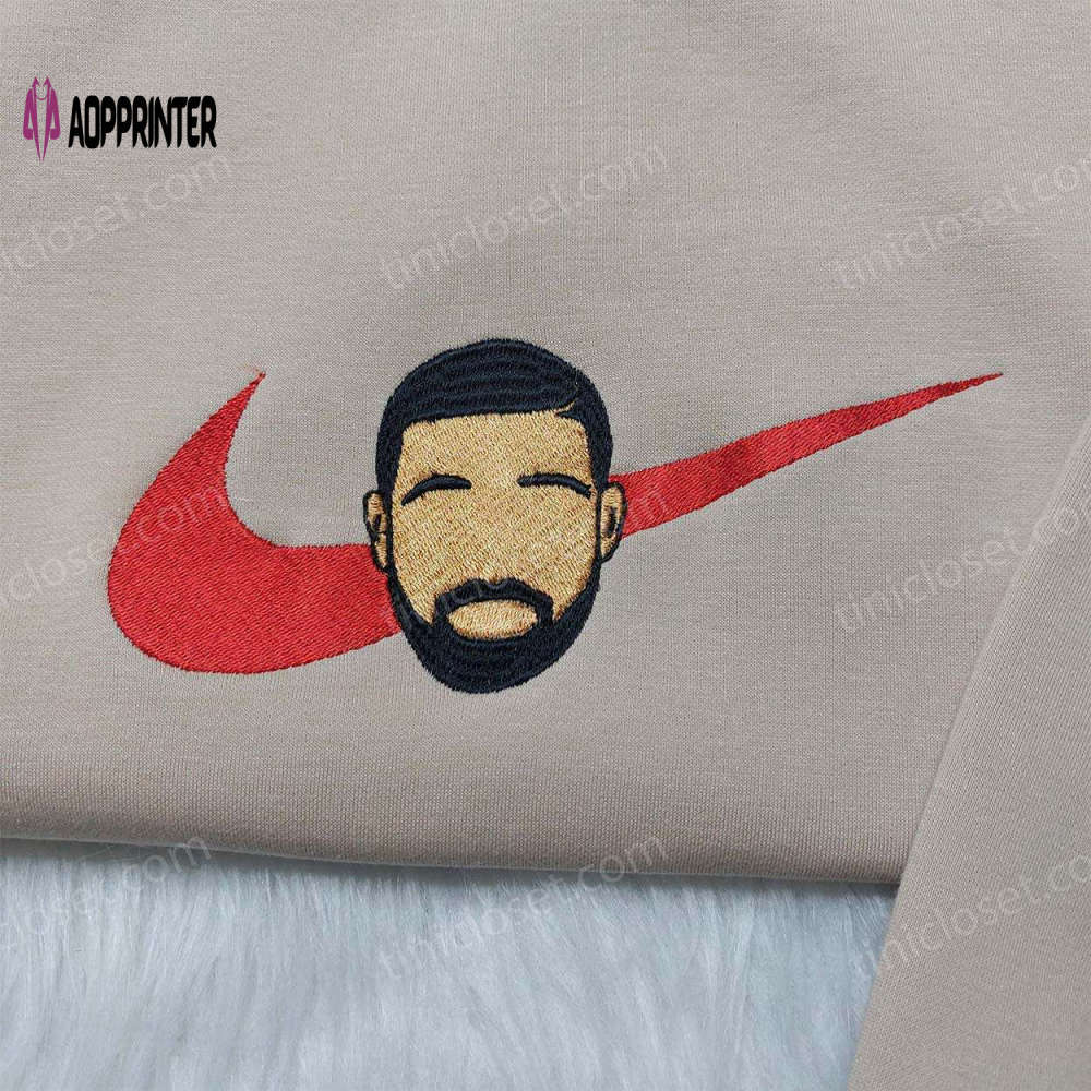 Nike x drake embroidered shirt: custom trending design Embroidered Shirt