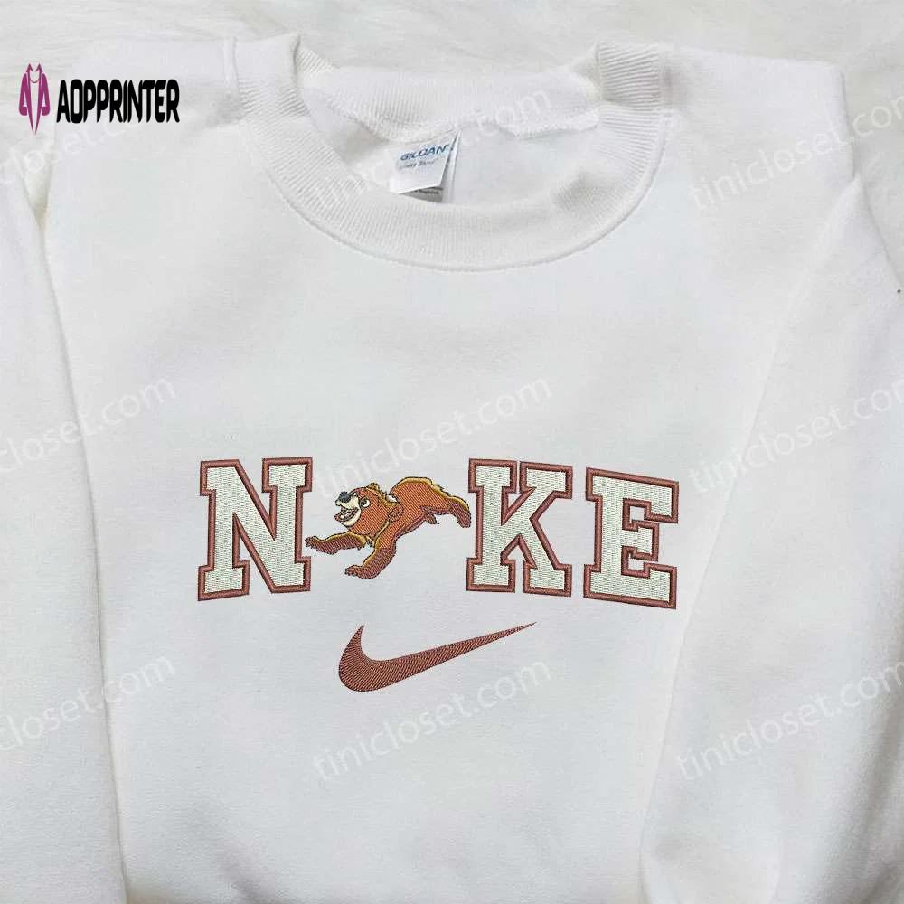 Nike x koda bear & disney embroidered shirts: unique nike inspired apparel Embroidered Shirt