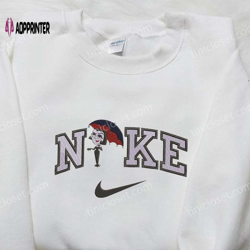 Nike x malaria & billy and mandy cartoon embroidered shirt: unique design for trendy style Embroidered Shirt