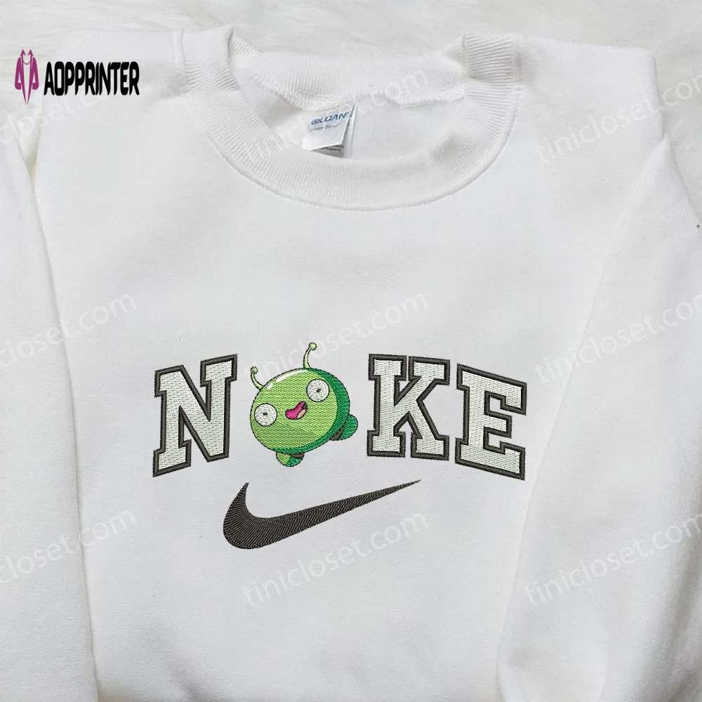 Nike x mooncake final space embroidered shirt – cute nike inspired tee Embroidered Shirt